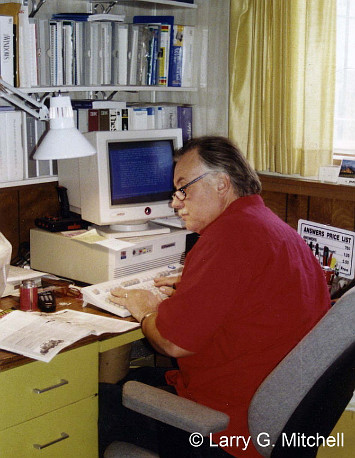 Larry meeting another newsletter deadline